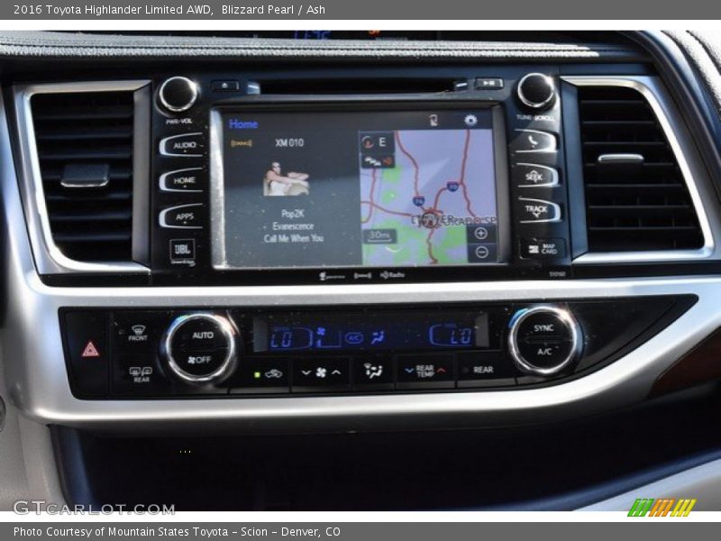 Blizzard Pearl / Ash 2016 Toyota Highlander Limited AWD
