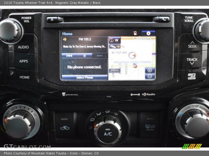 Magnetic Gray Metallic / Black 2016 Toyota 4Runner Trail 4x4