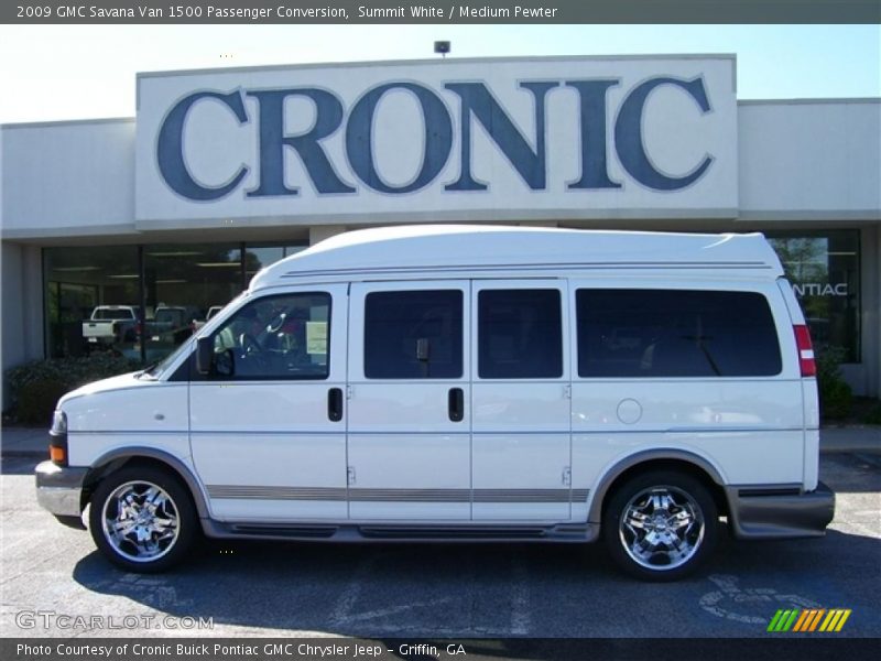 Summit White / Medium Pewter 2009 GMC Savana Van 1500 Passenger Conversion