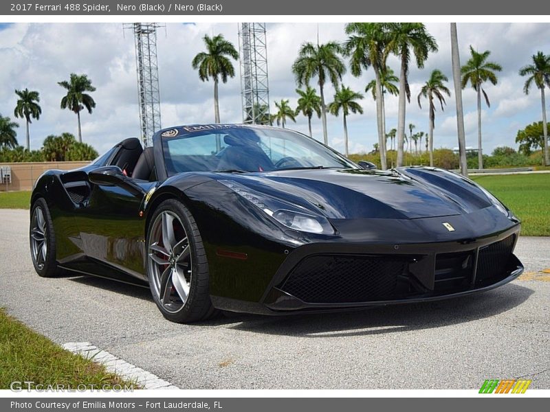  2017 488 Spider  Nero (Black)