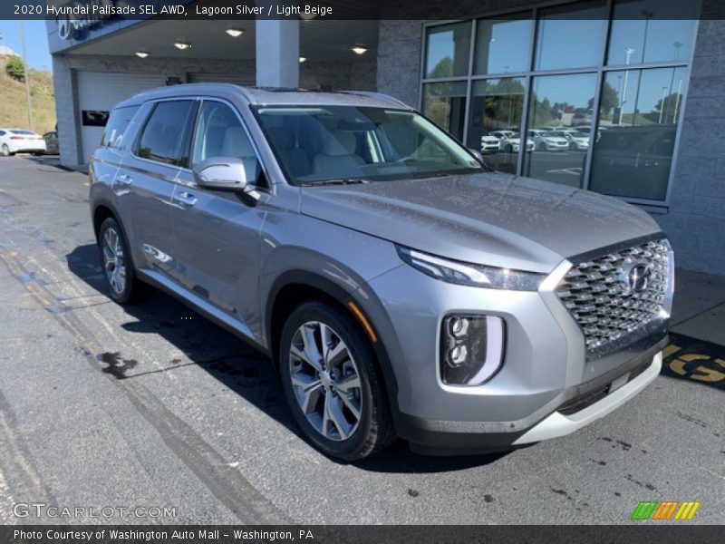 Front 3/4 View of 2020 Palisade SEL AWD