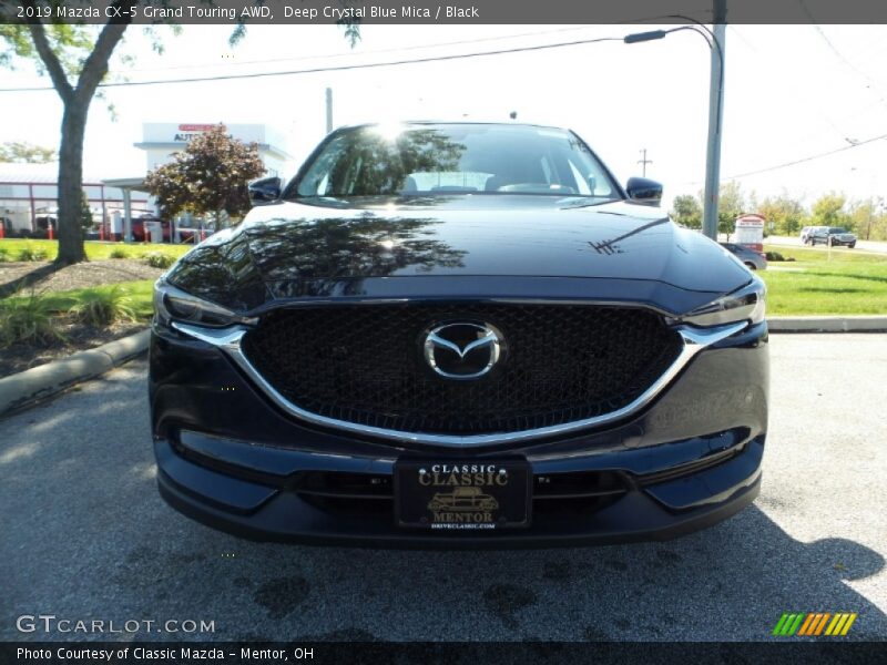 Deep Crystal Blue Mica / Black 2019 Mazda CX-5 Grand Touring AWD