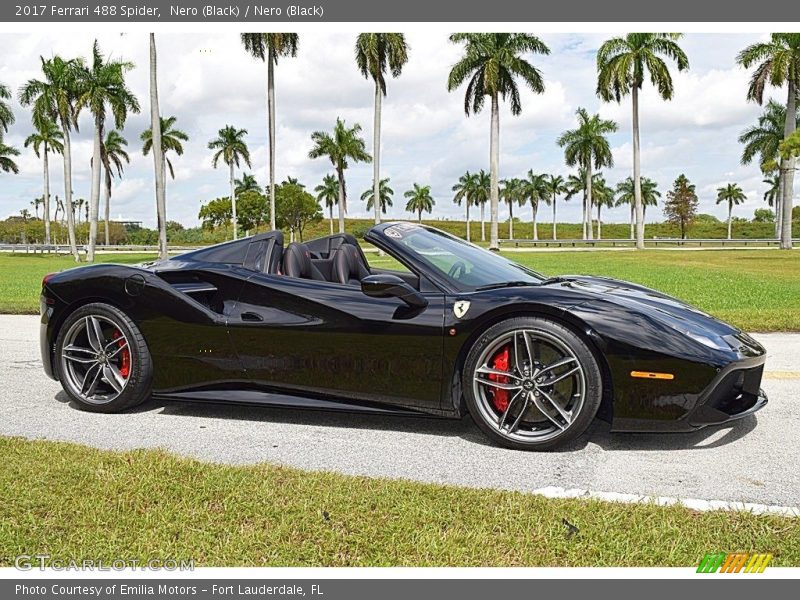  2017 488 Spider  Nero (Black)
