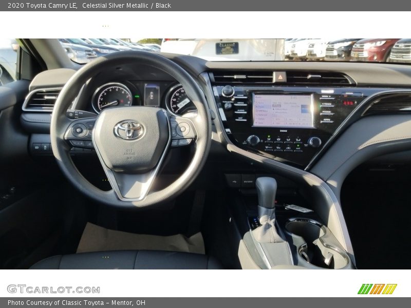 Celestial Silver Metallic / Black 2020 Toyota Camry LE