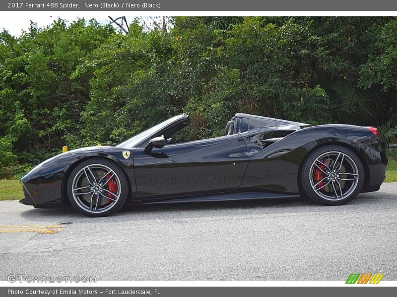 2017 488 Spider  Nero (Black)
