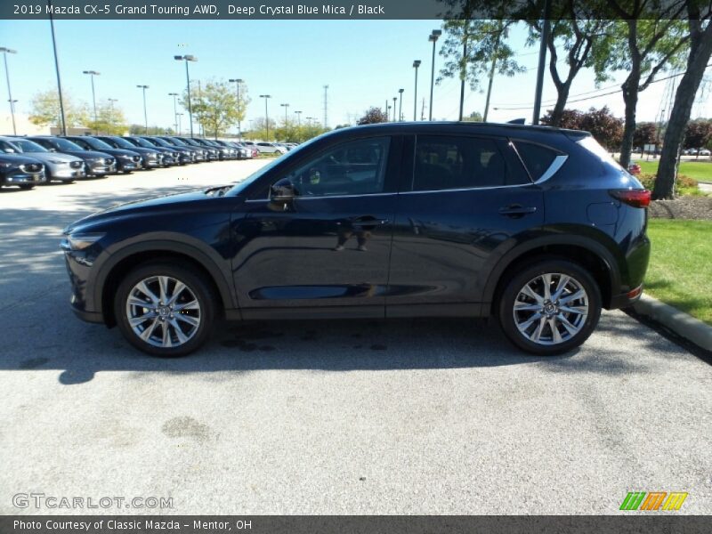 Deep Crystal Blue Mica / Black 2019 Mazda CX-5 Grand Touring AWD