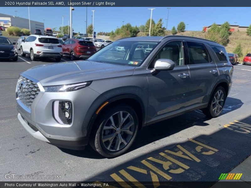 Lagoon Silver / Light Beige 2020 Hyundai Palisade SEL AWD