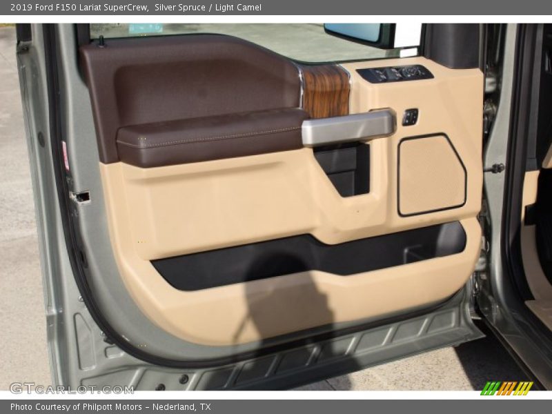 Silver Spruce / Light Camel 2019 Ford F150 Lariat SuperCrew