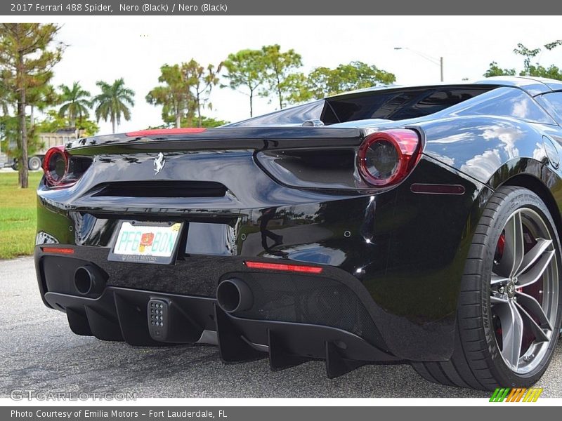 Exhaust of 2017 488 Spider 