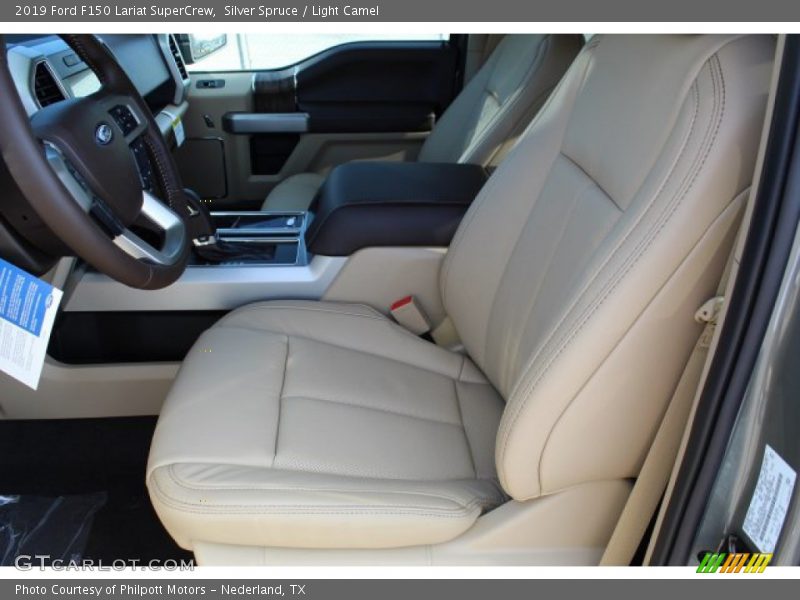 Silver Spruce / Light Camel 2019 Ford F150 Lariat SuperCrew