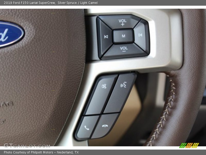 Silver Spruce / Light Camel 2019 Ford F150 Lariat SuperCrew
