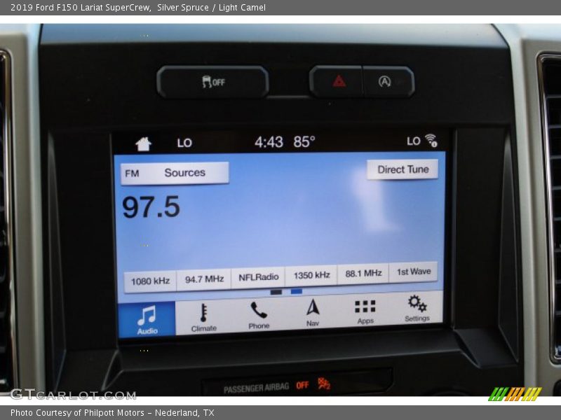 Silver Spruce / Light Camel 2019 Ford F150 Lariat SuperCrew