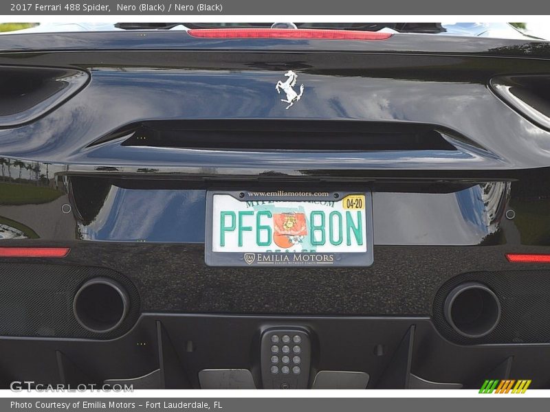 Nero (Black) / Nero (Black) 2017 Ferrari 488 Spider