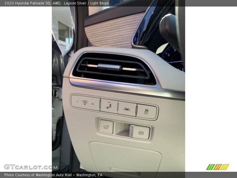 Controls of 2020 Palisade SEL AWD