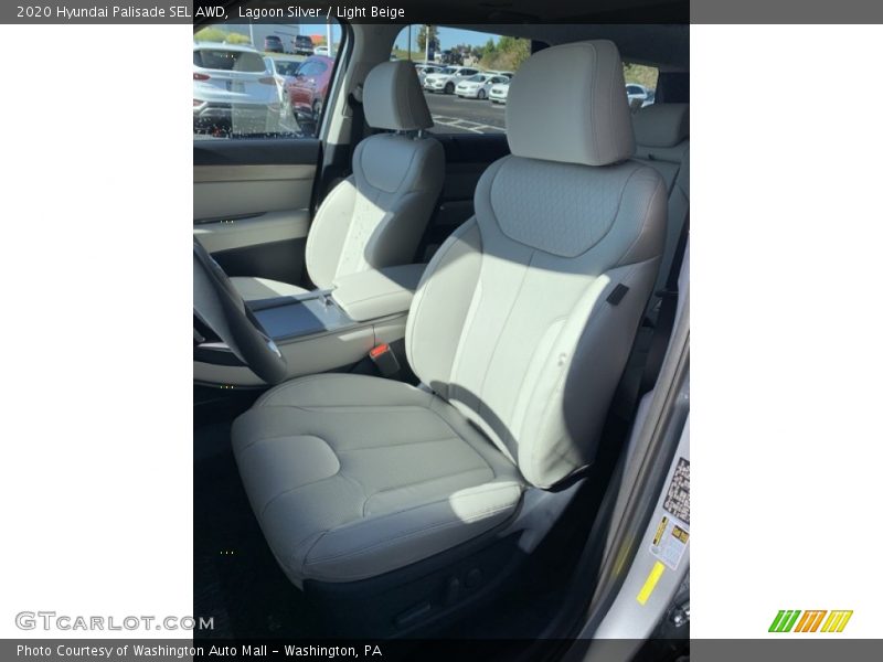 Front Seat of 2020 Palisade SEL AWD