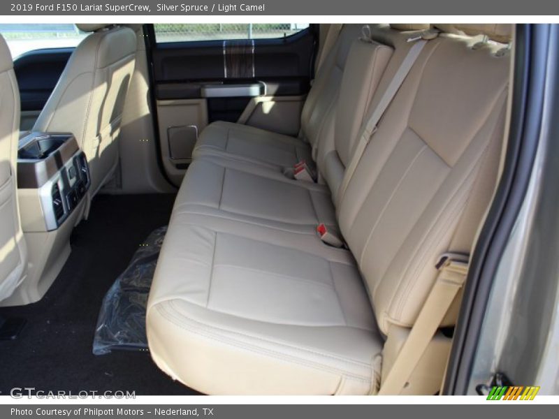 Silver Spruce / Light Camel 2019 Ford F150 Lariat SuperCrew