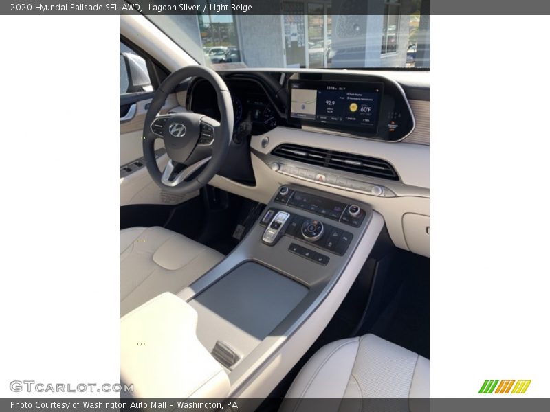 Lagoon Silver / Light Beige 2020 Hyundai Palisade SEL AWD