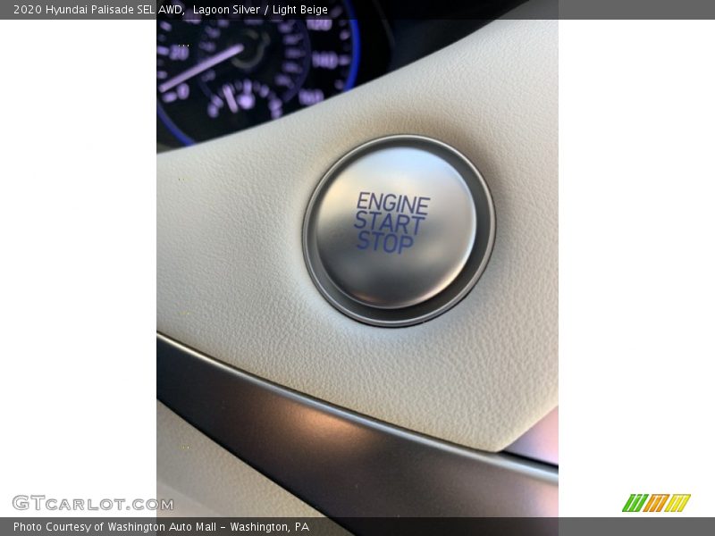 Lagoon Silver / Light Beige 2020 Hyundai Palisade SEL AWD