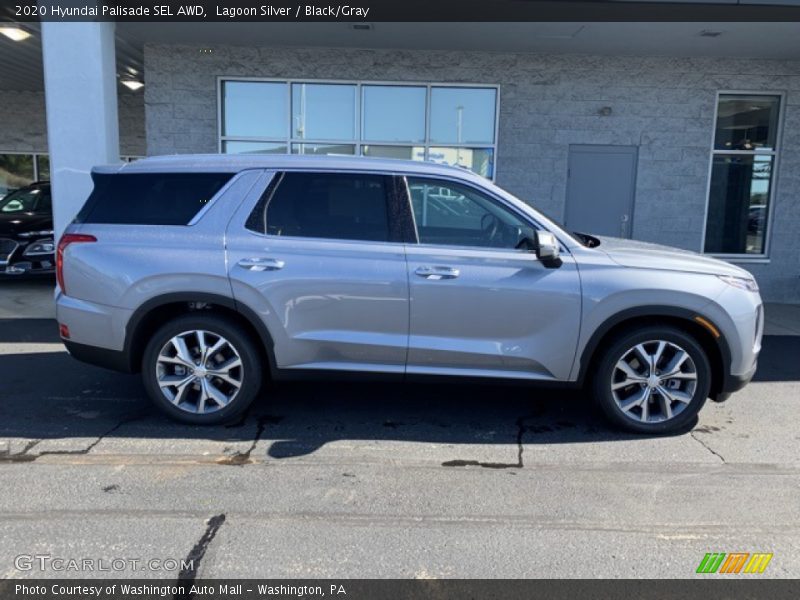 Lagoon Silver / Black/Gray 2020 Hyundai Palisade SEL AWD