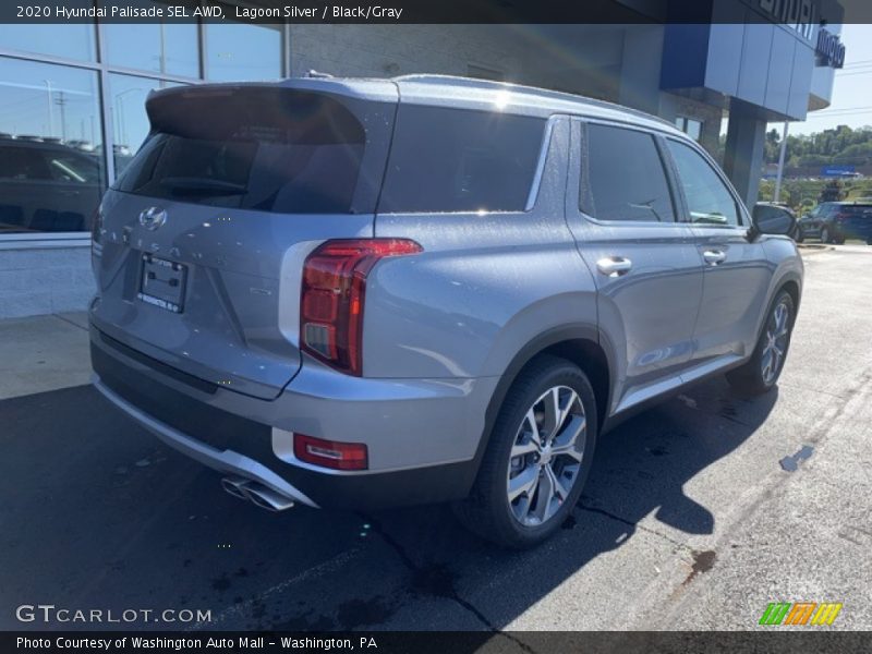 Lagoon Silver / Black/Gray 2020 Hyundai Palisade SEL AWD