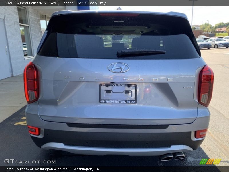 Lagoon Silver / Black/Gray 2020 Hyundai Palisade SEL AWD