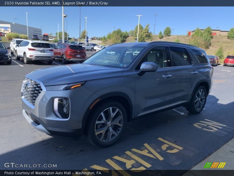 Lagoon Silver / Black/Gray 2020 Hyundai Palisade SEL AWD