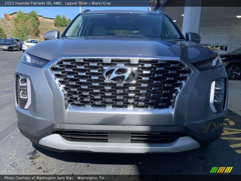 Lagoon Silver / Black/Gray 2020 Hyundai Palisade SEL AWD