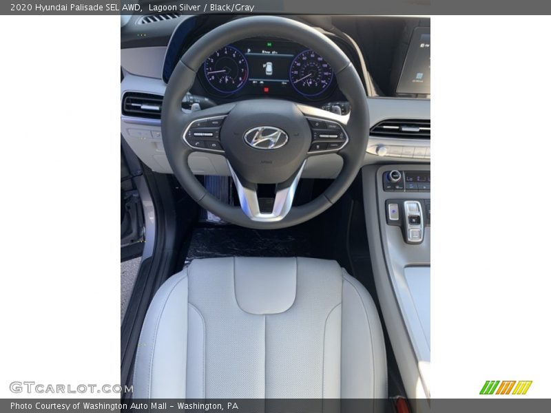 Lagoon Silver / Black/Gray 2020 Hyundai Palisade SEL AWD
