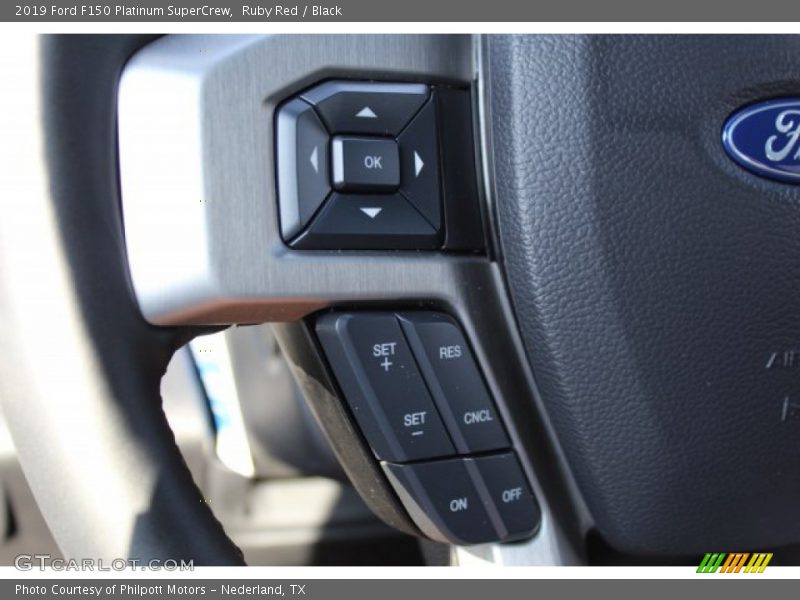 Ruby Red / Black 2019 Ford F150 Platinum SuperCrew
