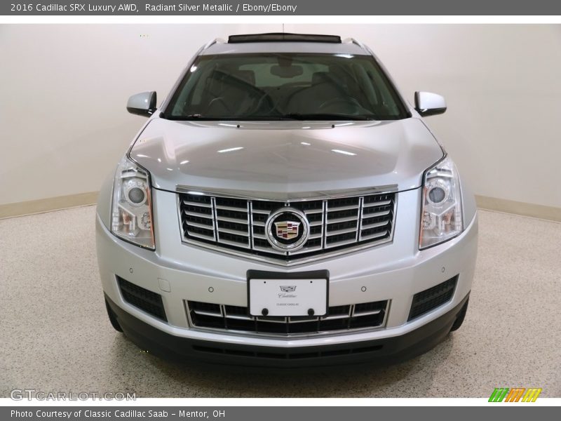 Radiant Silver Metallic / Ebony/Ebony 2016 Cadillac SRX Luxury AWD