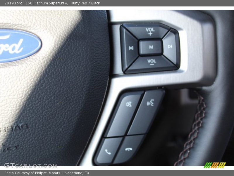 Ruby Red / Black 2019 Ford F150 Platinum SuperCrew