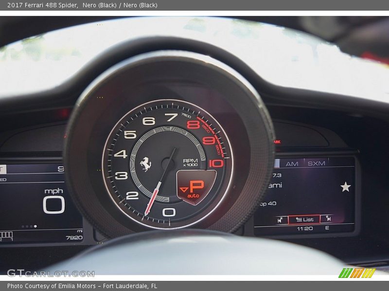  2017 488 Spider   Gauges