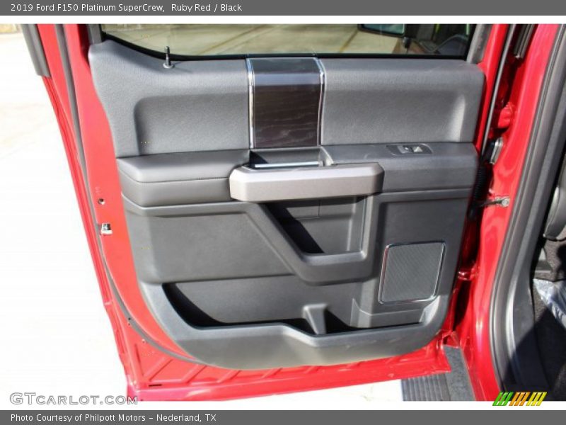 Ruby Red / Black 2019 Ford F150 Platinum SuperCrew
