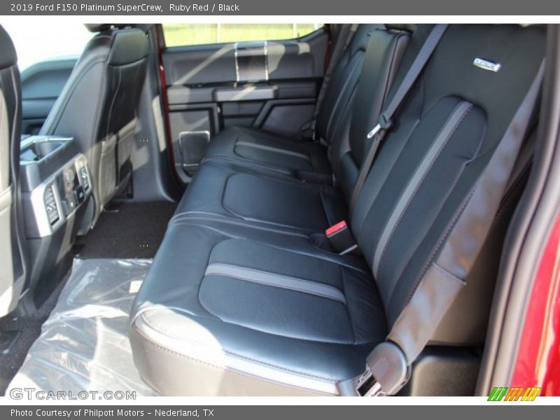 Ruby Red / Black 2019 Ford F150 Platinum SuperCrew