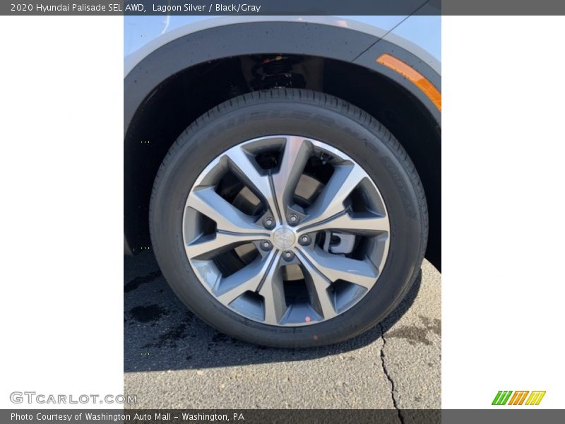 Lagoon Silver / Black/Gray 2020 Hyundai Palisade SEL AWD