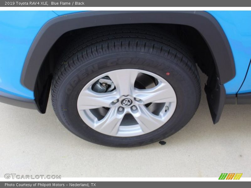 Blue Flame / Black 2019 Toyota RAV4 XLE