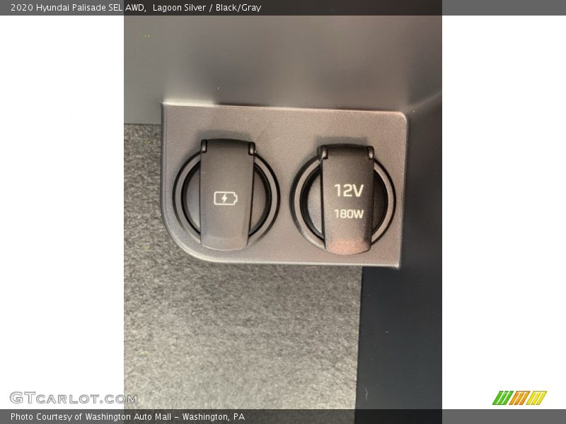 Lagoon Silver / Black/Gray 2020 Hyundai Palisade SEL AWD