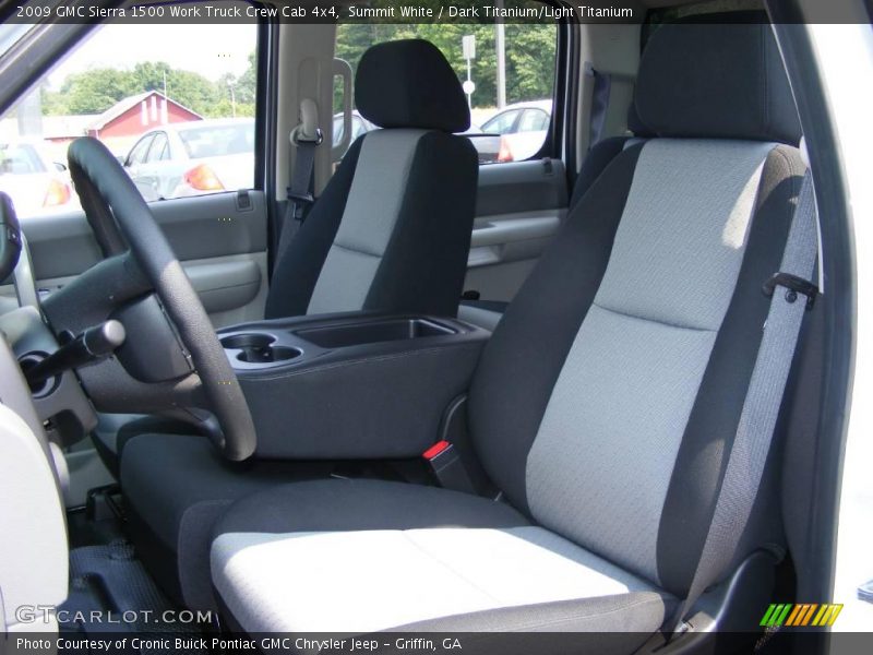 Summit White / Dark Titanium/Light Titanium 2009 GMC Sierra 1500 Work Truck Crew Cab 4x4