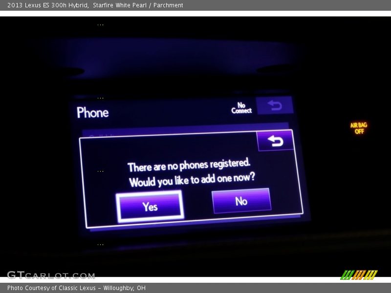 Starfire White Pearl / Parchment 2013 Lexus ES 300h Hybrid