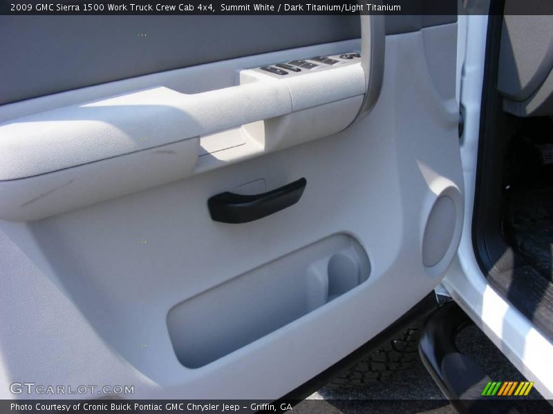 Summit White / Dark Titanium/Light Titanium 2009 GMC Sierra 1500 Work Truck Crew Cab 4x4