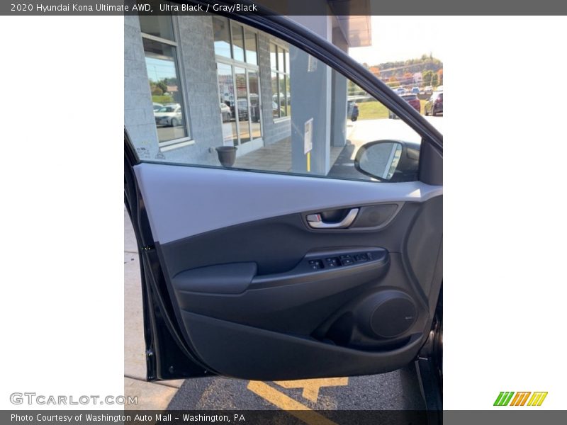 Ultra Black / Gray/Black 2020 Hyundai Kona Ultimate AWD