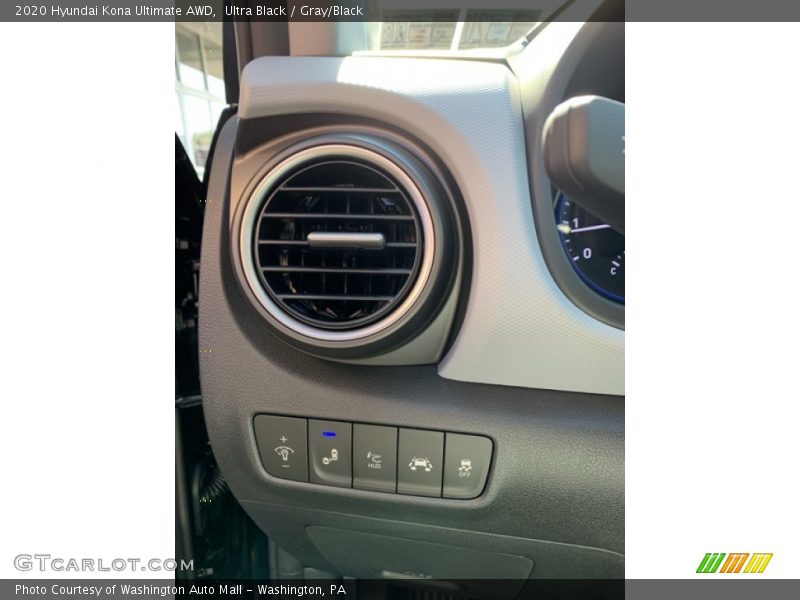 Ultra Black / Gray/Black 2020 Hyundai Kona Ultimate AWD