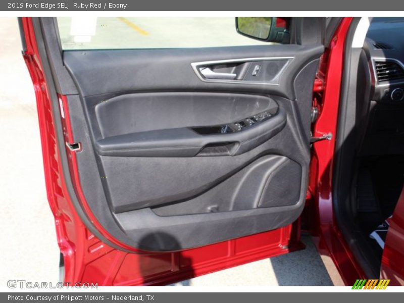 Ruby Red / Ebony 2019 Ford Edge SEL