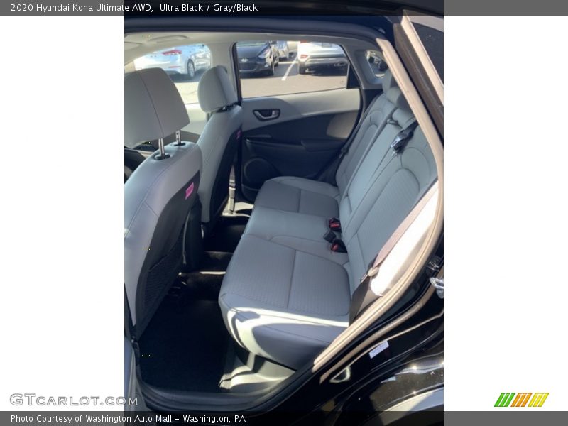 Ultra Black / Gray/Black 2020 Hyundai Kona Ultimate AWD