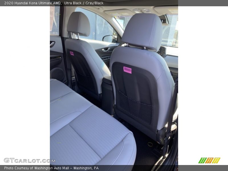 Ultra Black / Gray/Black 2020 Hyundai Kona Ultimate AWD