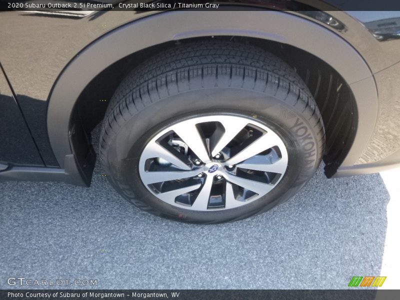 Crystal Black Silica / Titanium Gray 2020 Subaru Outback 2.5i Premium
