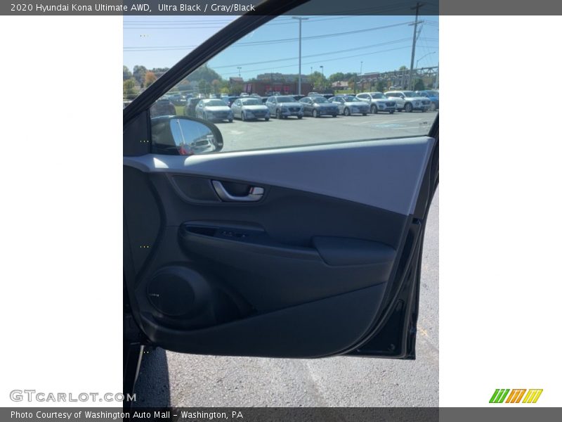 Ultra Black / Gray/Black 2020 Hyundai Kona Ultimate AWD