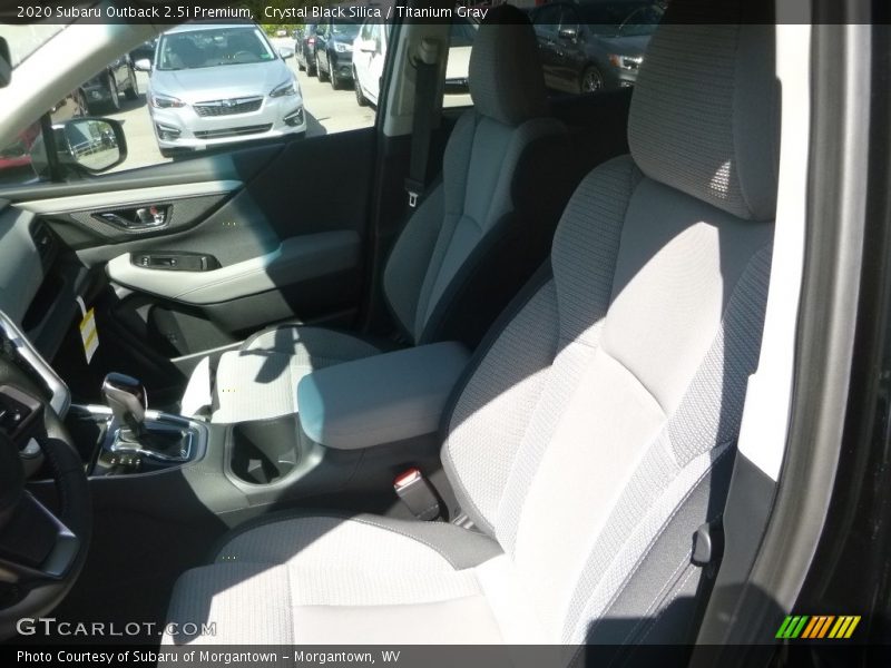 Crystal Black Silica / Titanium Gray 2020 Subaru Outback 2.5i Premium
