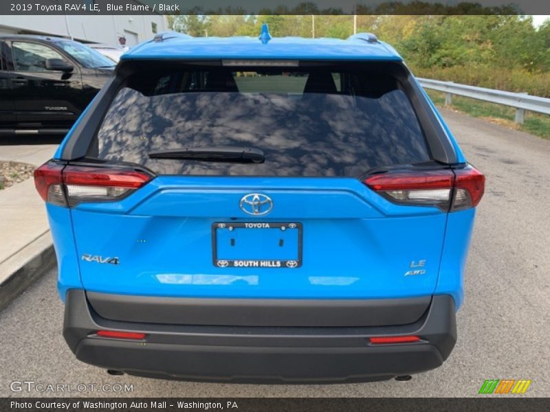 Blue Flame / Black 2019 Toyota RAV4 LE