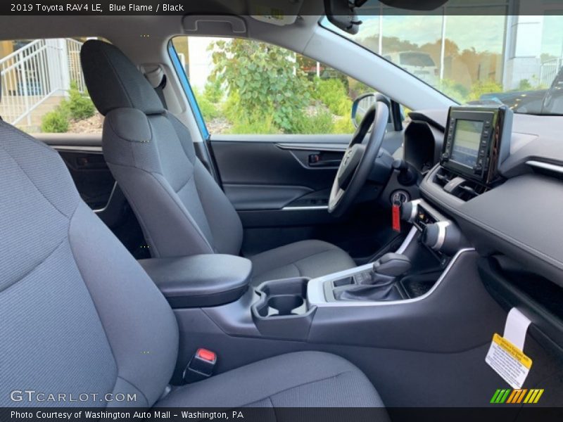 Blue Flame / Black 2019 Toyota RAV4 LE